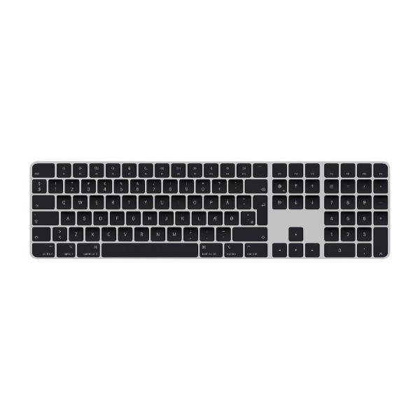 Apple Magic Keyboard med Touch Id og numerisk tastatur, sort billede 3