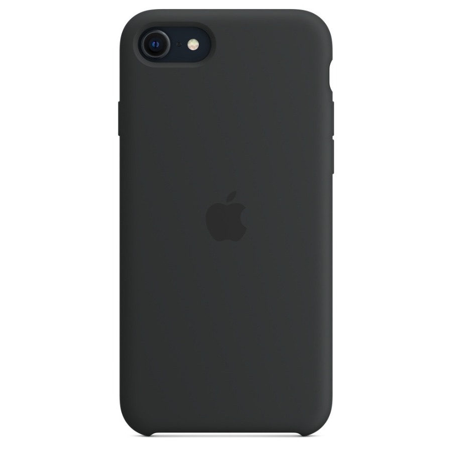 Apple iPhone SE 2022 silikone-etui, Midnat billede 3