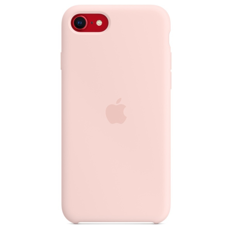 Apple iPhone SE 2022 silikone-etui Støvet, rosa billede 3
