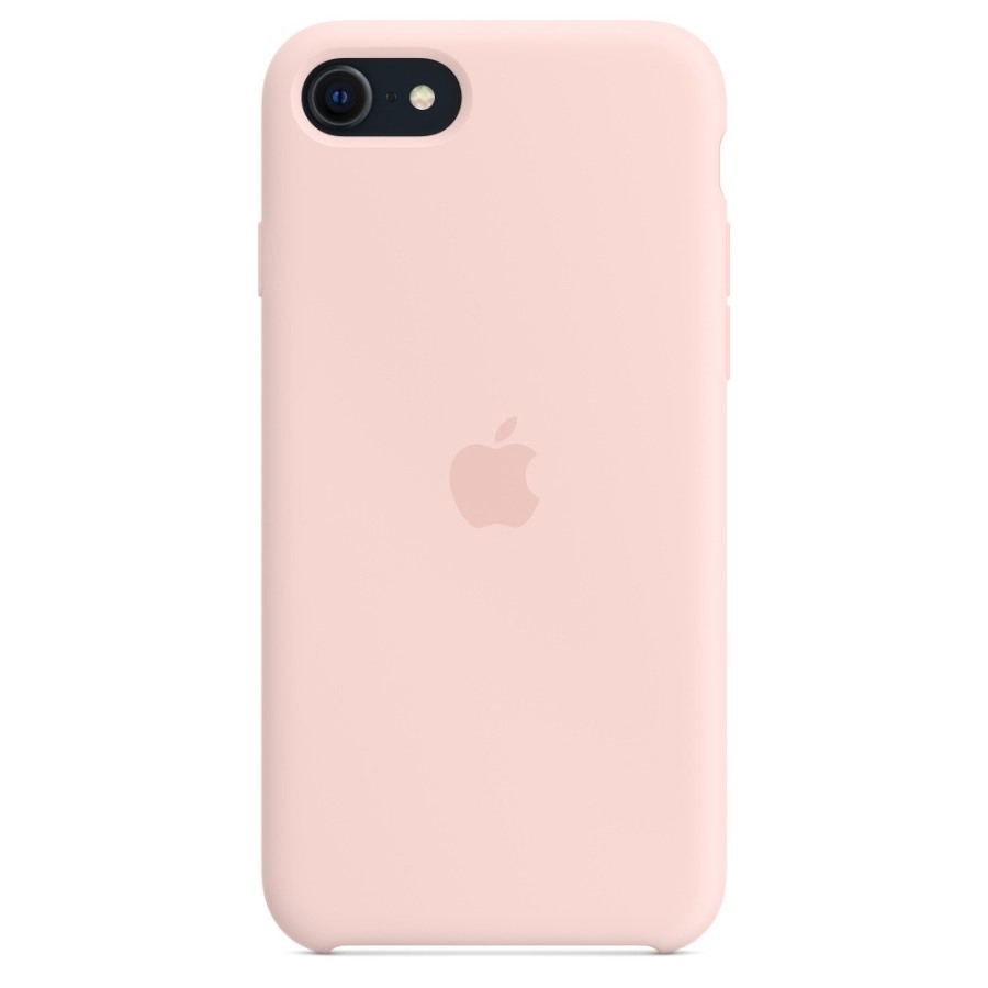Apple iPhone SE 2022 silikone-etui Støvet, rosa billede 2