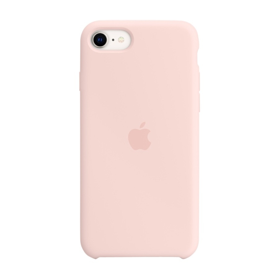Apple iPhone SE 2022 silikone-etui Støvet, rosa billede 1
