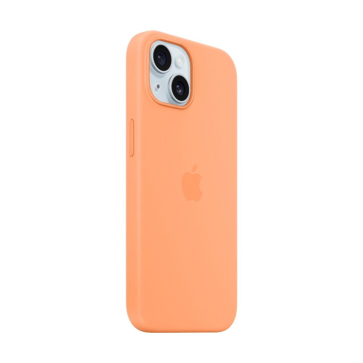 Apple iPhone 15 silikone-etui MagSafe appelsinsorbet billede 2