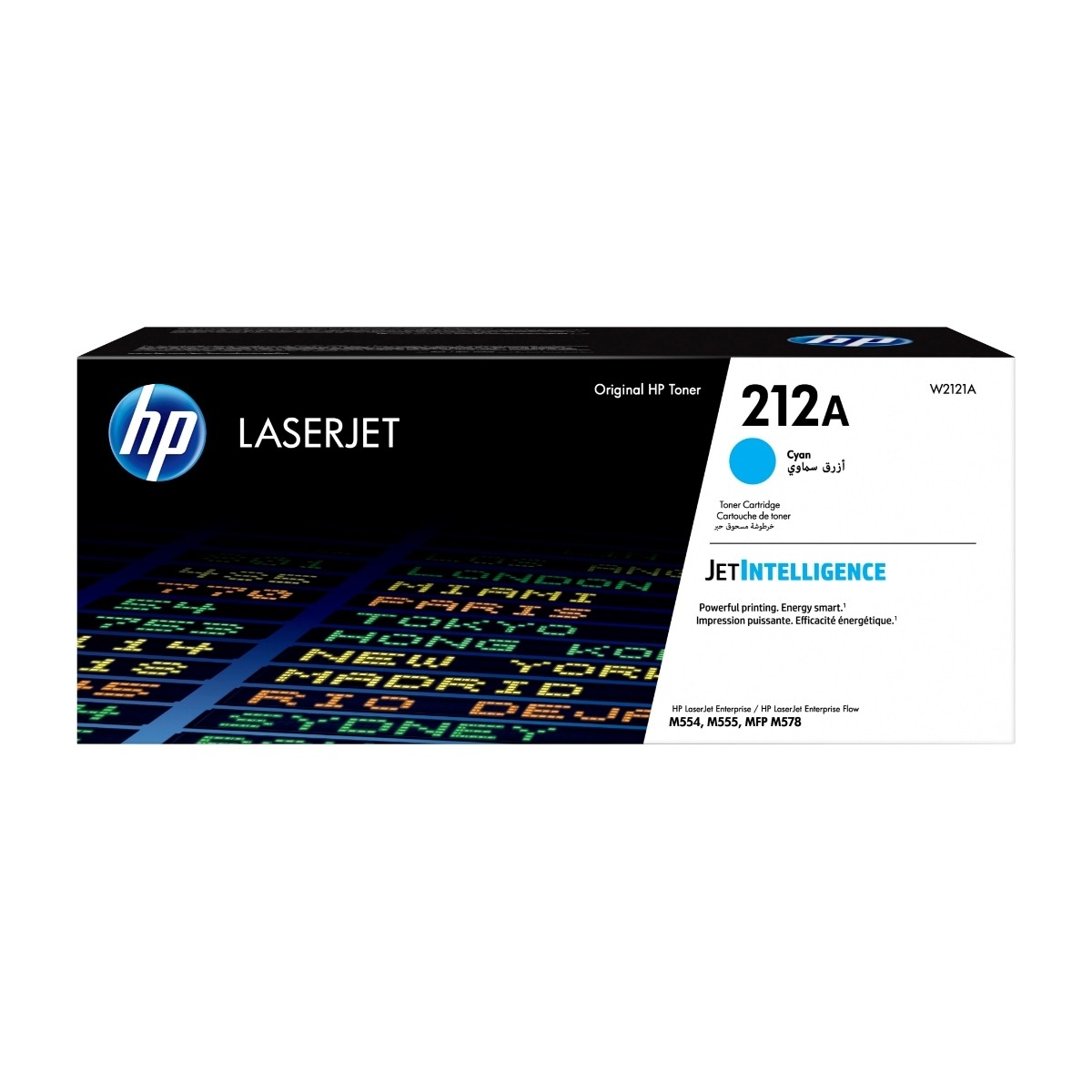 HP 212A Laserjet tonerpatron, cyan 4,5k billede 1