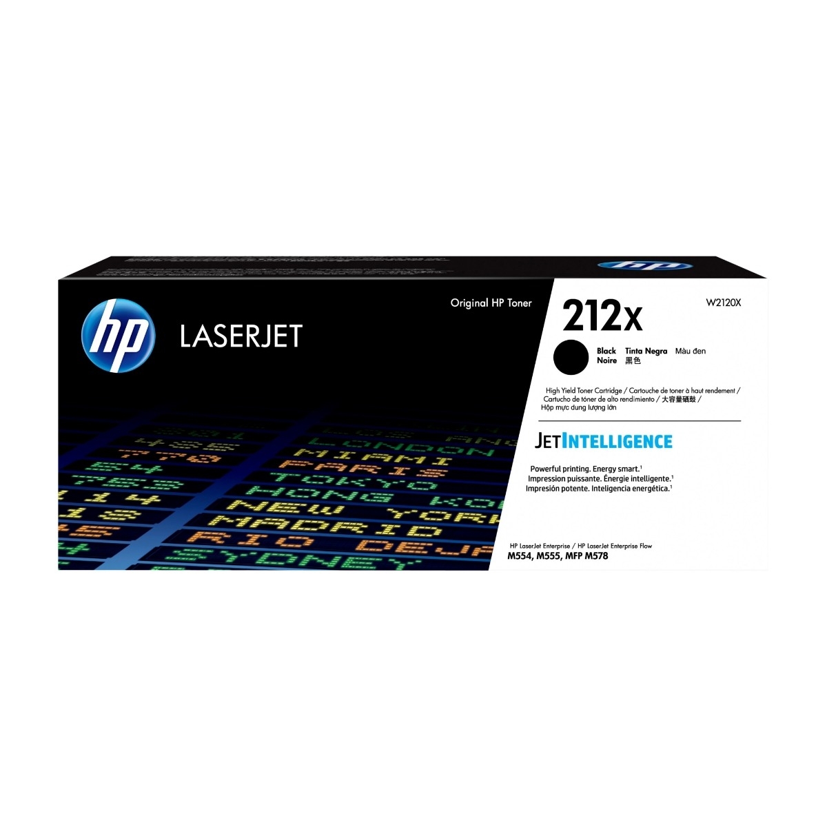 HP 212X, sort Laserjet tonerpatron billede 1