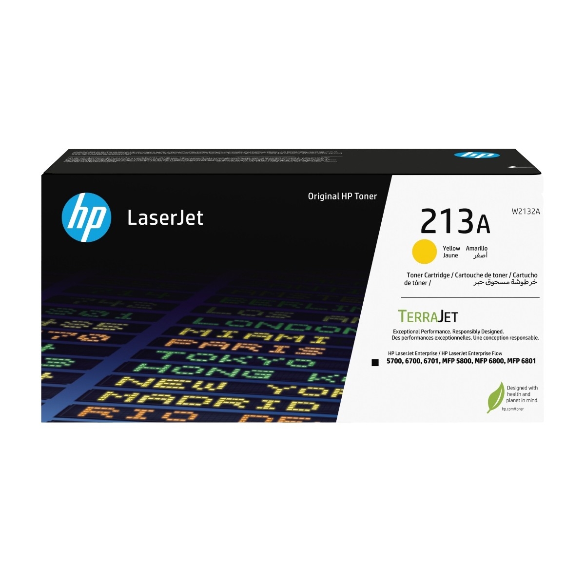 HP 213A original gul LaserJet toner patron billede 1