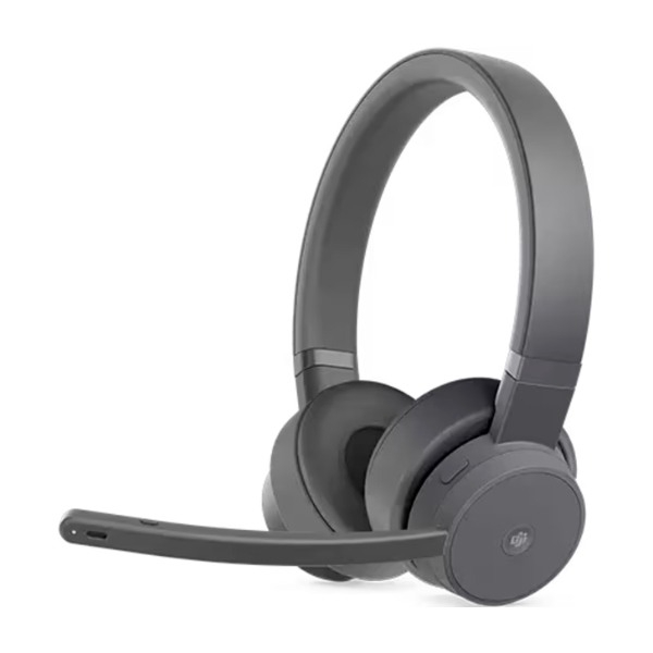Lenovo Go trådløst ANC headset stormgrå billede 1