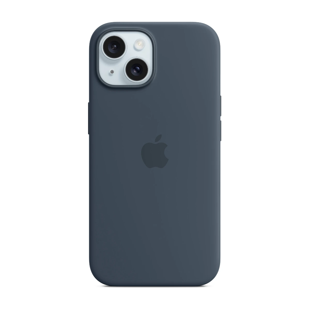 Apple iPhone 15 silikone-etui MagSafe, stormblå billede 1