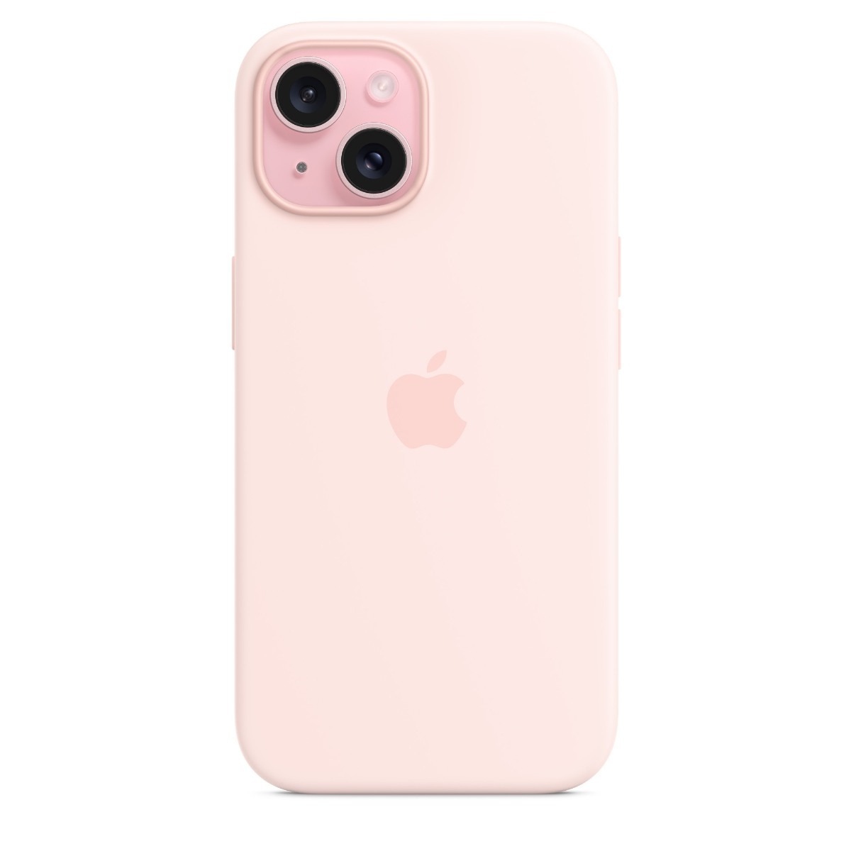 Apple iPhone 15 silikone-etui MagSafe Sart, lyserød billede 2