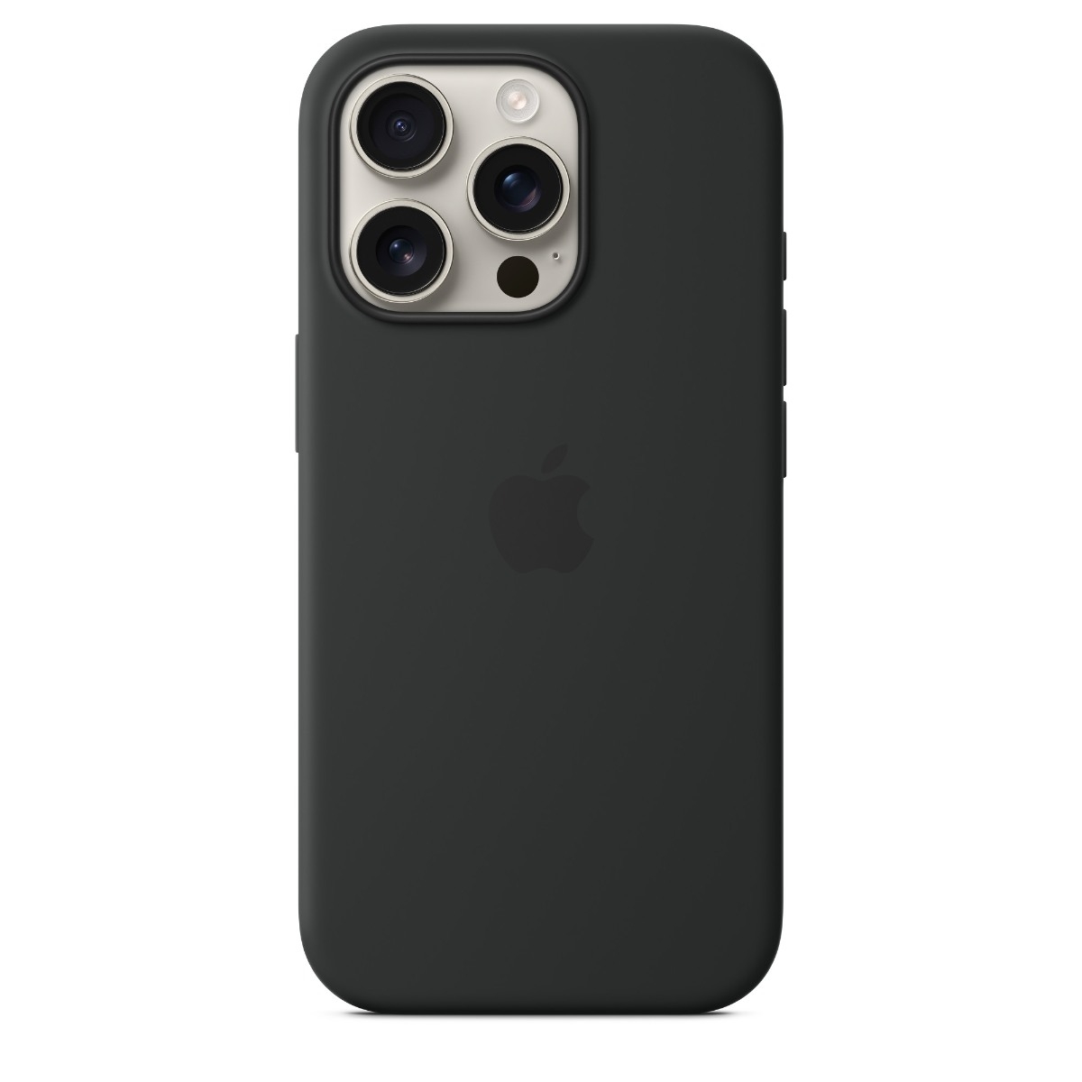 Apple iPhone 16 Pro silikone-etui MagSafe, sort billede 2