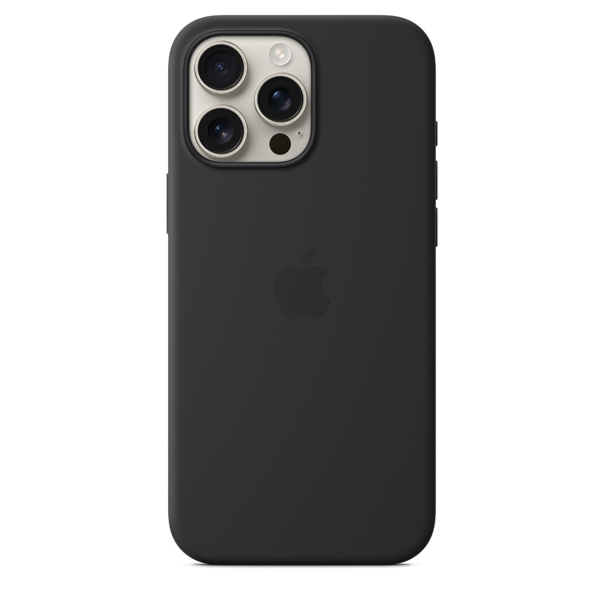 Apple iPhone 16 Pro Max silikone-etui MagSafe, sort billede 2