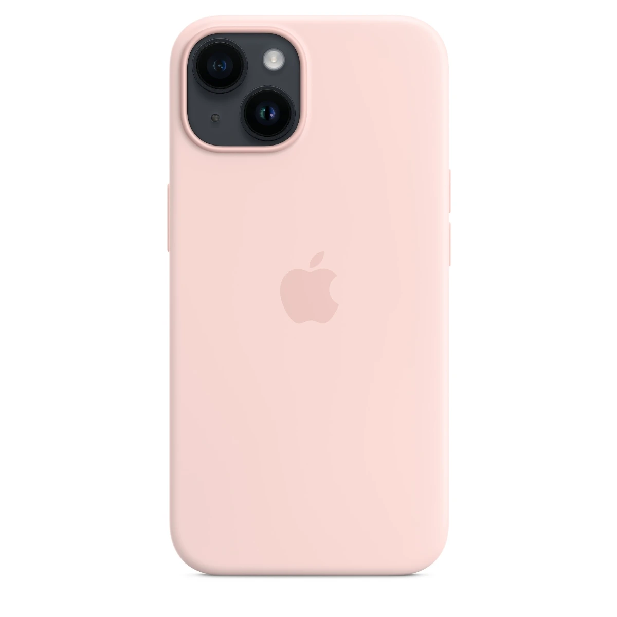 Apple iPhone 14 silikone-etui MagSafe Støvet, rosa billede 3