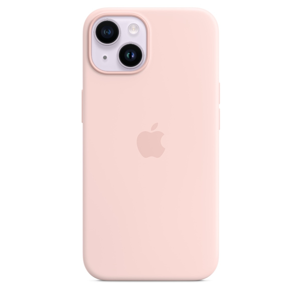Apple iPhone 14 silikone-etui MagSafe Støvet, rosa billede 2