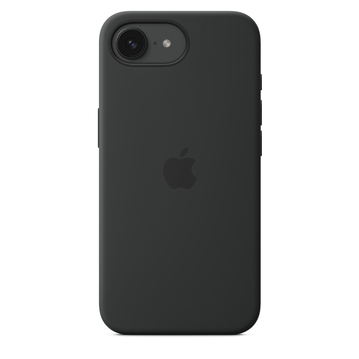 Apple iPhone 16e silikon-etui, sort billede 2
