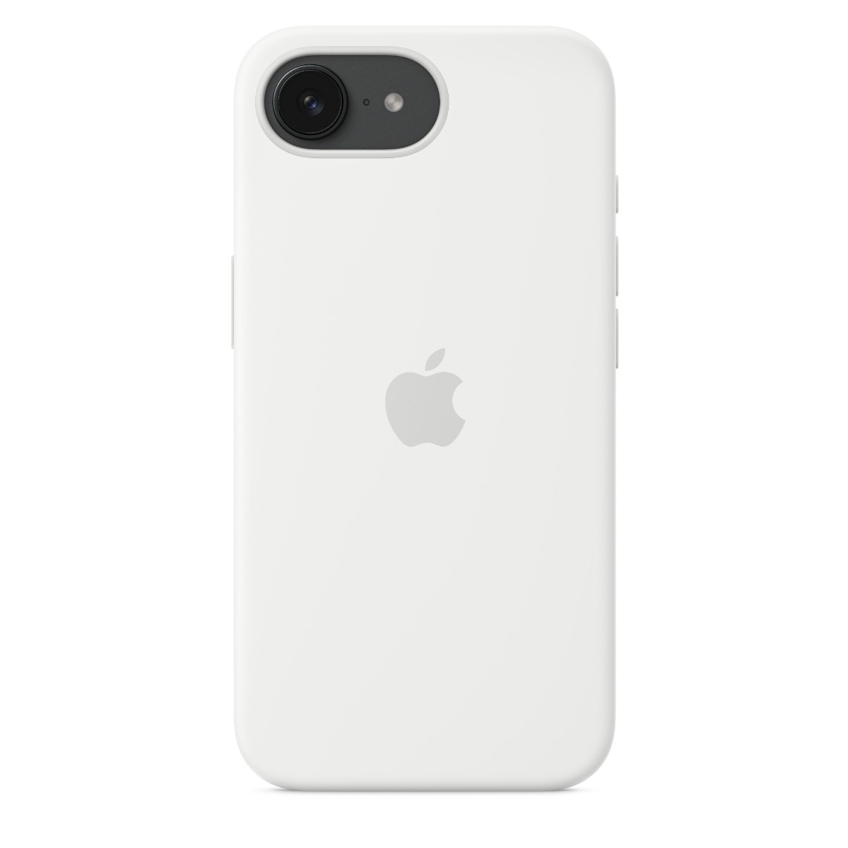 Apple iPhone 16e silikon-etui, hvid billede 2