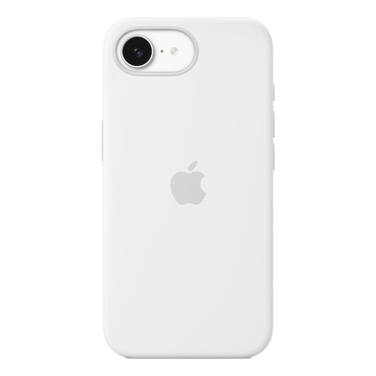 Apple iPhone 16e silikon-etui, hvid billede 1