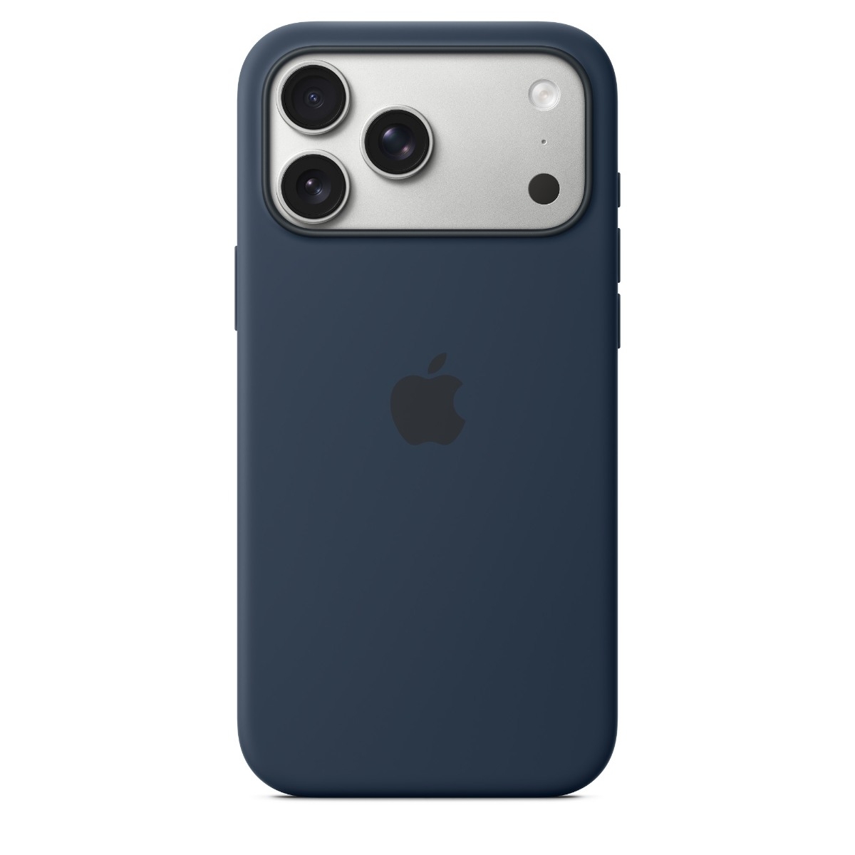 Apple iPhone 17 Pro Max Silicone Cover MagSafe, midnatssort billede 3