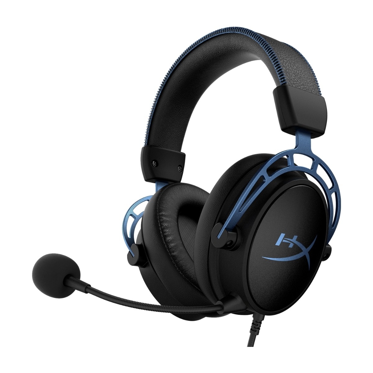 HyperX Cloud Alpha S headset, sort/blå billede 1
