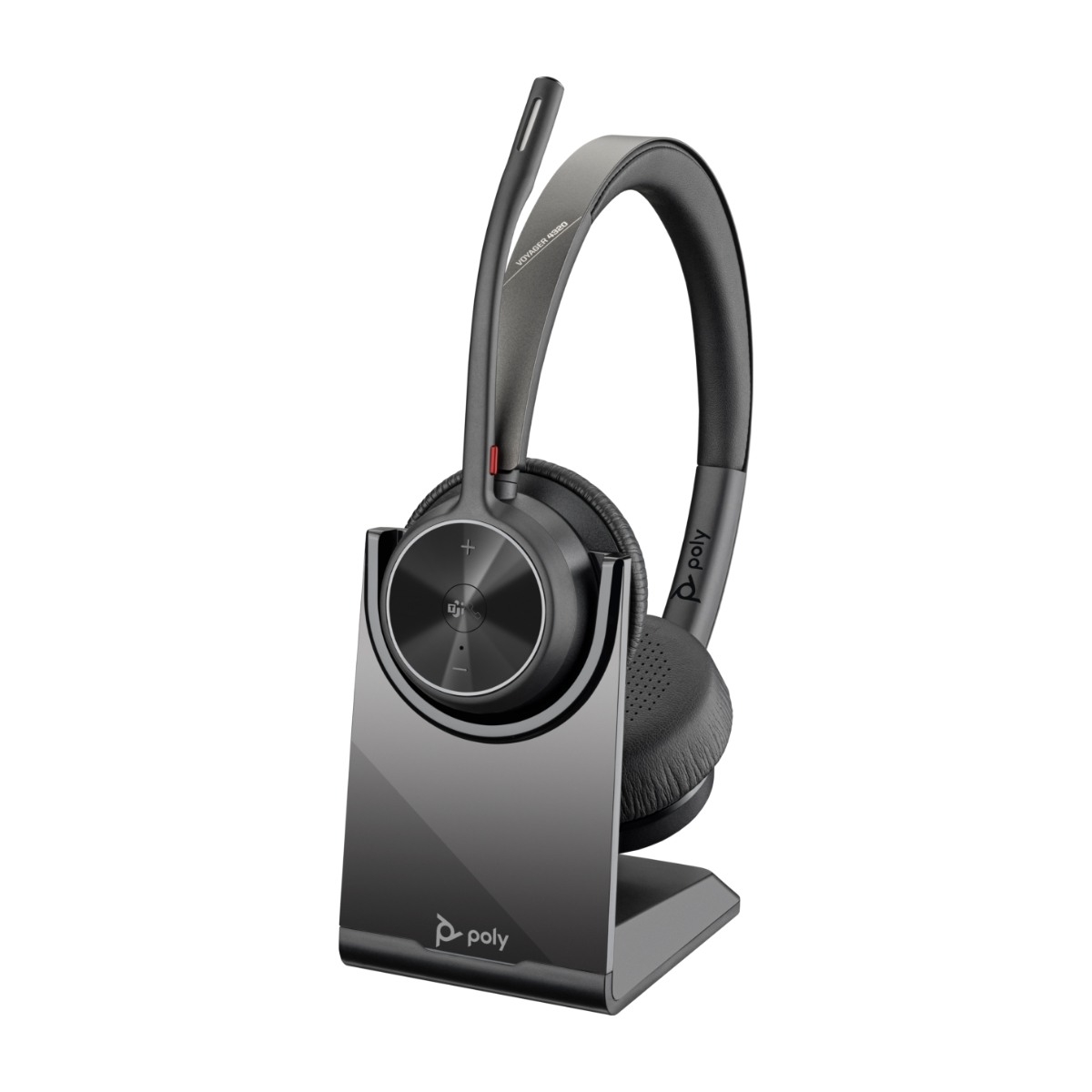 HP Poly Voyager 4320-M USB-C headset (inkl. BT700 dongle og opladningsstander) billede 2