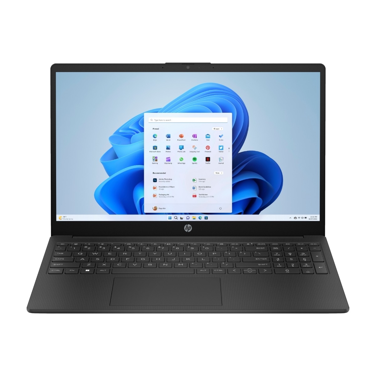 HP 15-FC0411NO 15,6" bærbar PC billede 1