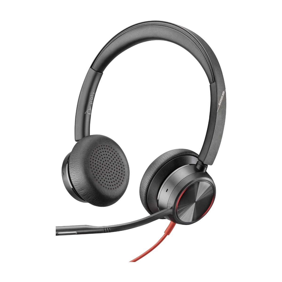 HP Poly Blackwire 8225 Teams USB-C headset, sort billede 1