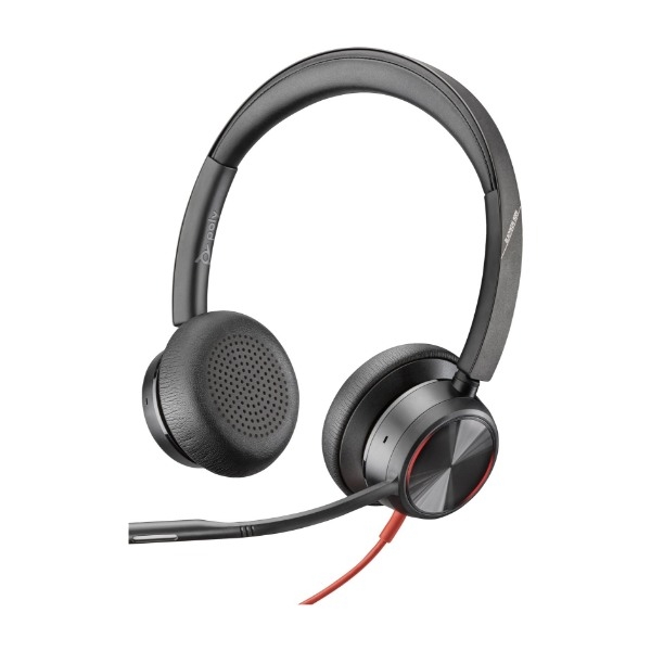 HP Poly Blackwire 8225 Teams USB-C headset, sort billede 3