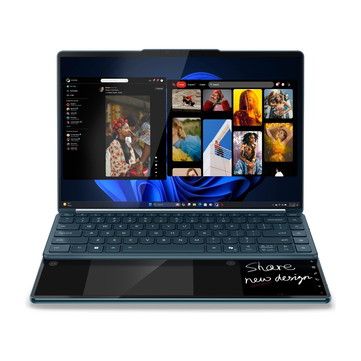 Lenovo Yoga Book 9 14IAH10 (U7) 14" bærbar pc billede 3