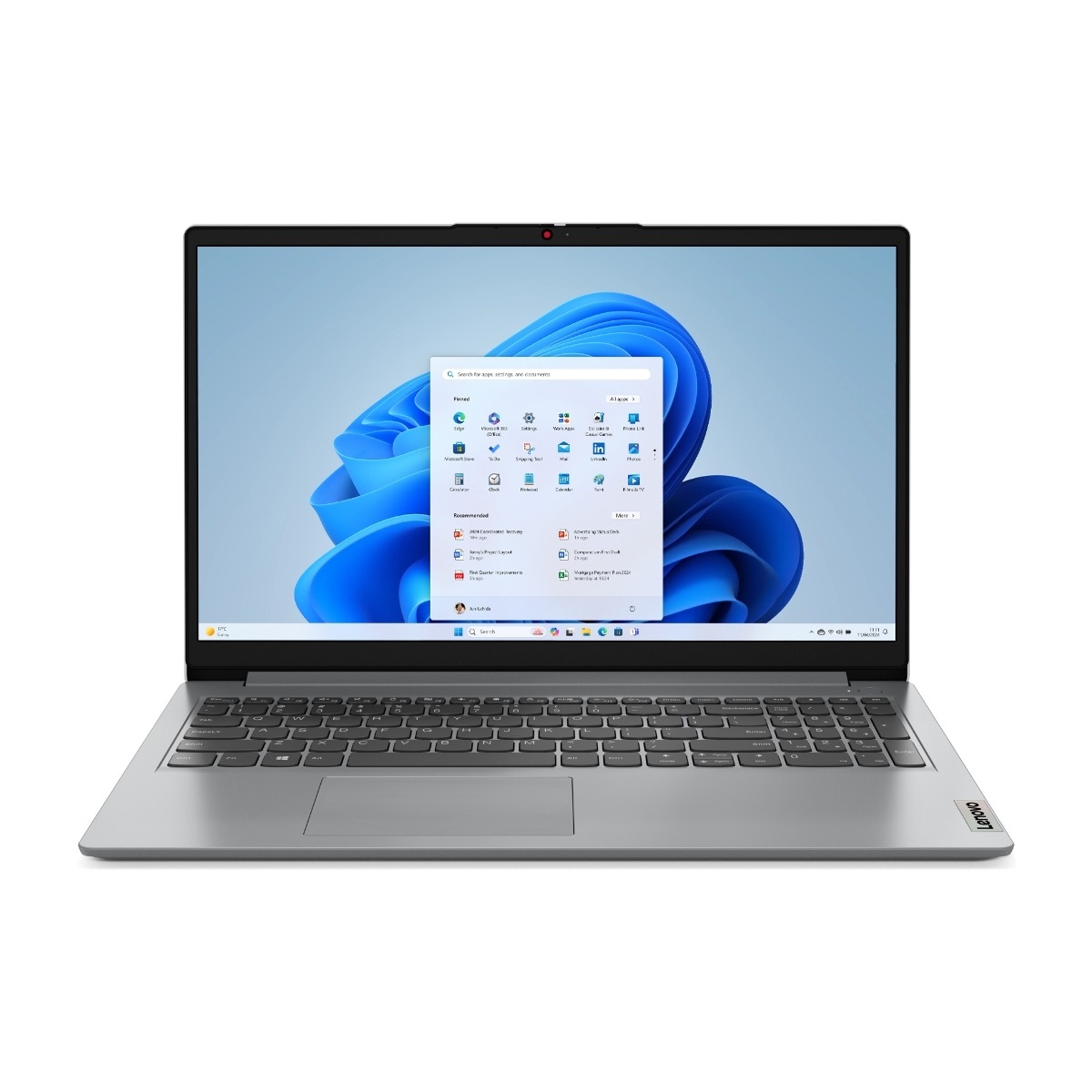 Lenovo IdeaPad 1 15ALC7 (R7/16/512 GB) 15,6" bærbar PC, Cloud Grey billede 1