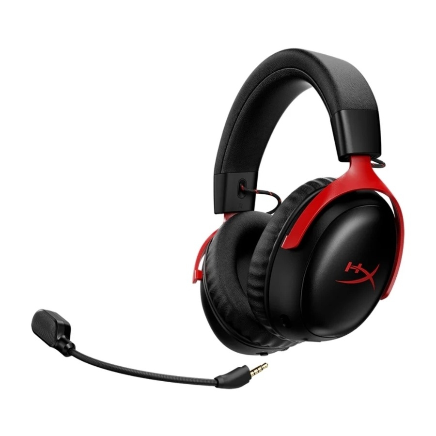 HyperX Cloud III S trådløst gaming headset, sort/rød billede 4