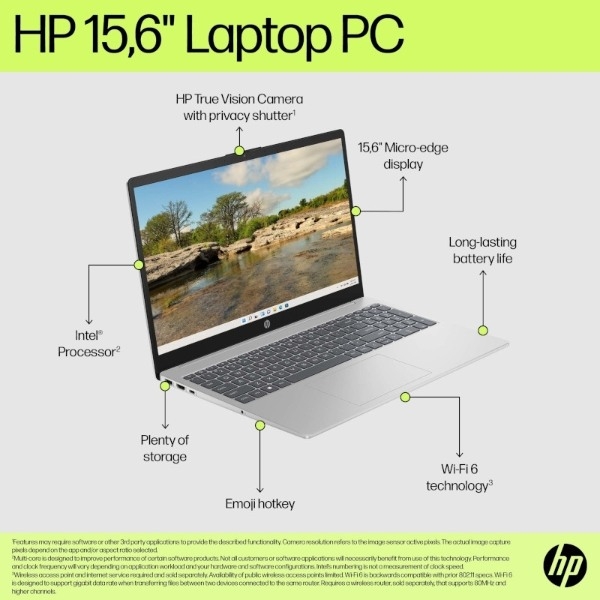 HP Laptop 15-fd0411no 15,6" bærbar pc billede 3