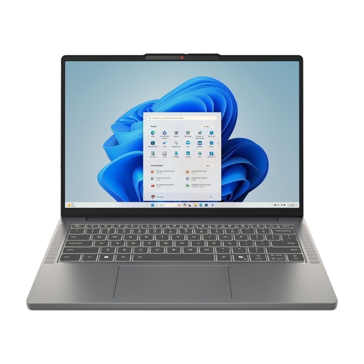 Lenovo IdeaPad Slim 3 14IRH10 (I7/16/512 GB) 14" bærbar pc, Luna grey billede 1