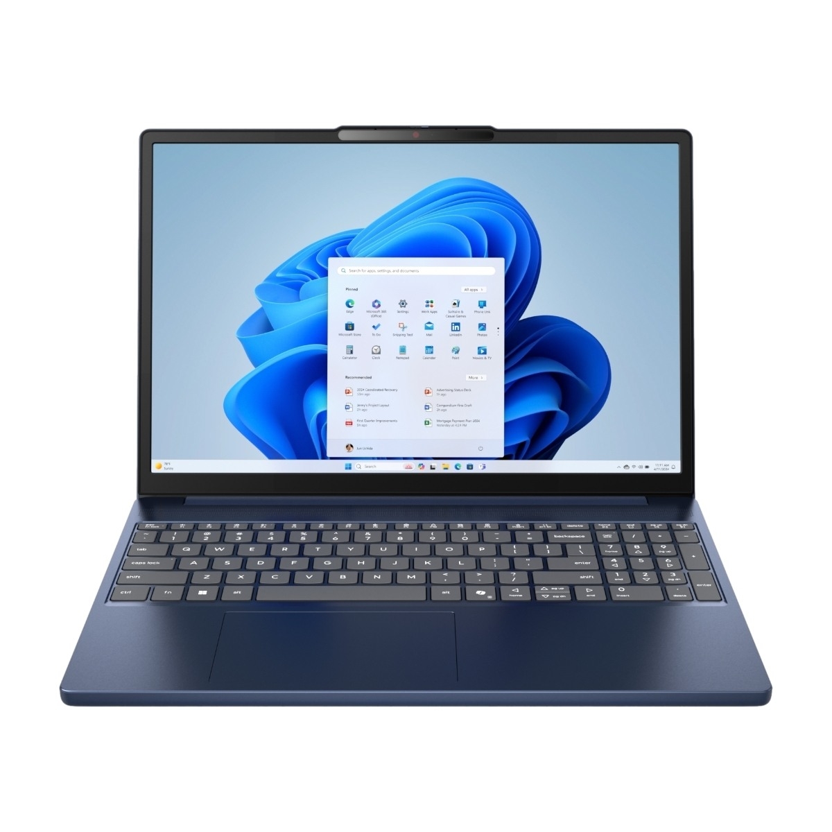 Lenovo IdeaPad Slim 3 15ARP10 (R7/16/512 GB) 15,3" bærbar pc, Cosmic Blue billede 1