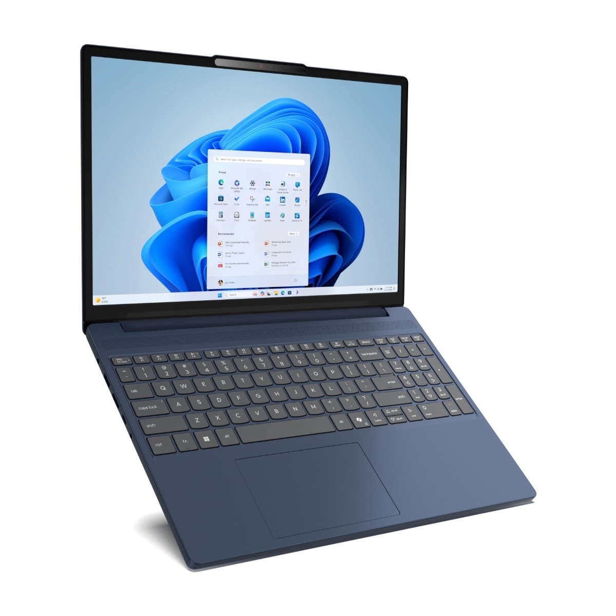 Lenovo IdeaPad Slim 3 15ARP10 (R7/16/512 GB) 15,3" bærbar pc, Cosmic Blue billede 3