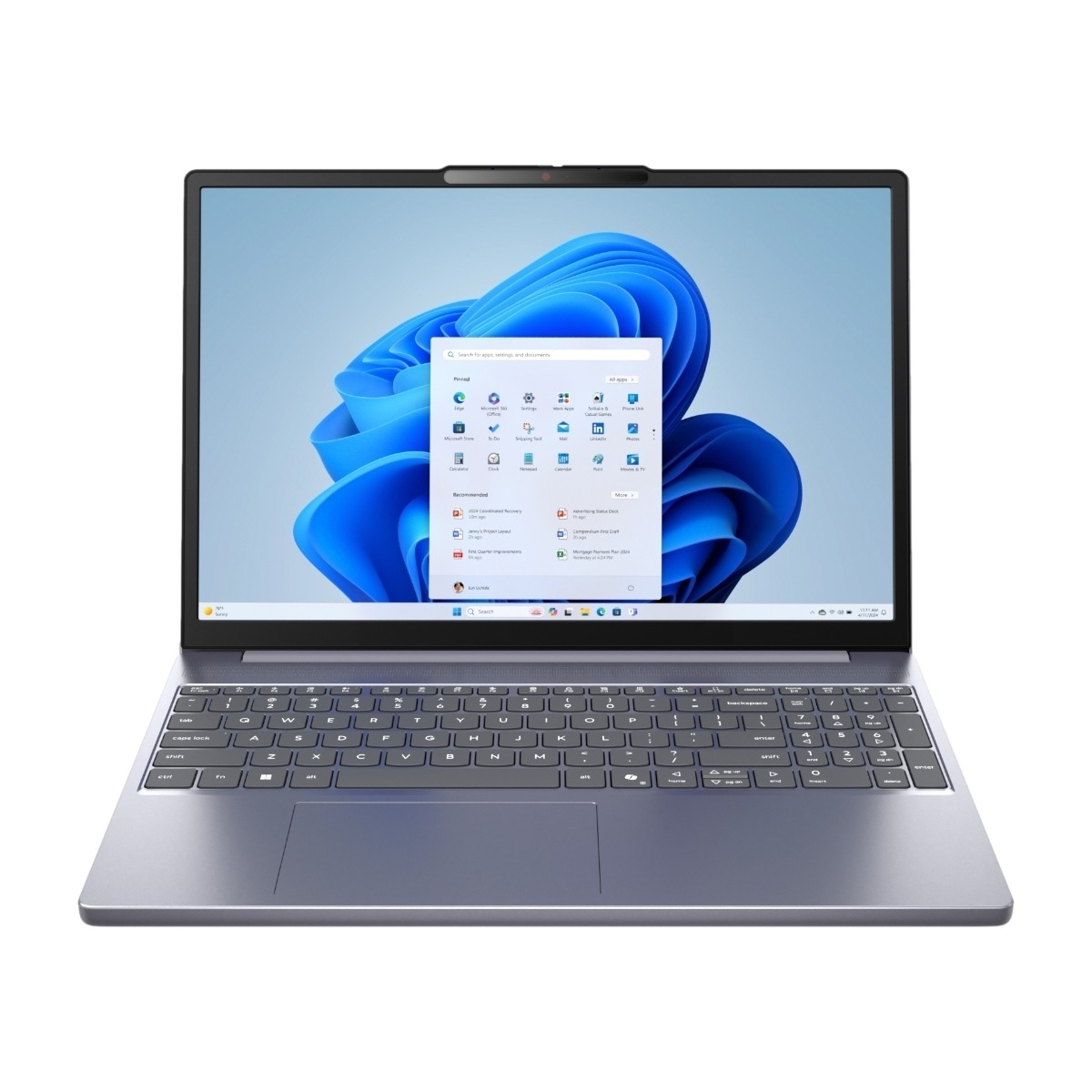 Lenovo IdeaPad Slim 3 15ARP10 (R7/16/512 GB) 15,3" bærbar pc, Luna Grey billede 1