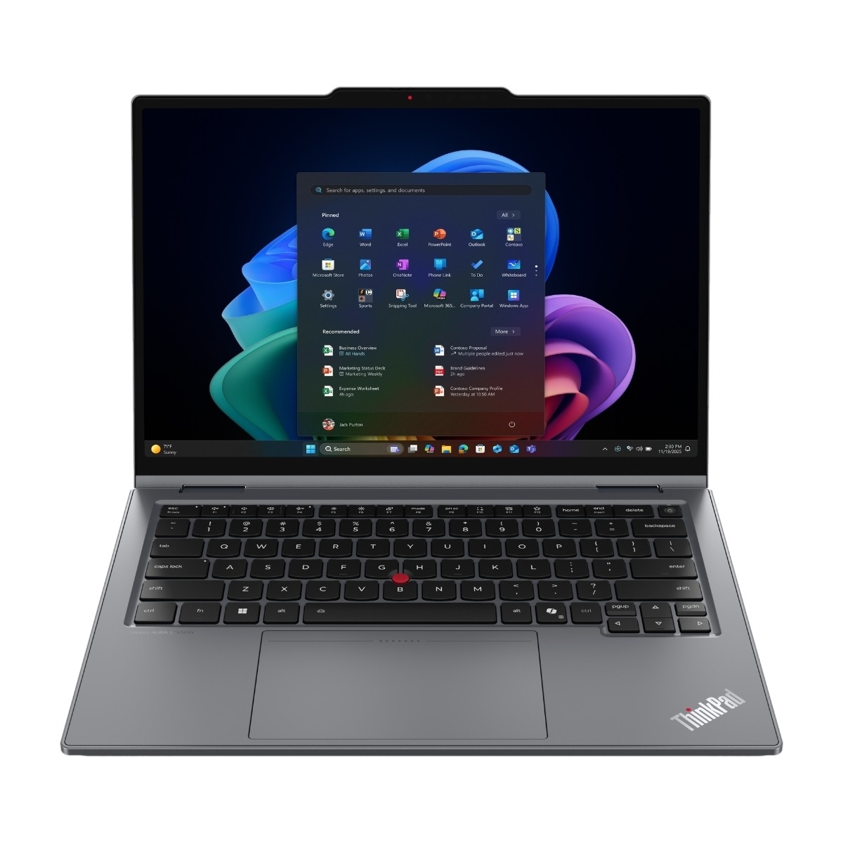 Lenovo ThinkPad X1 2-in-1 Gen 11 21V9001YMX 14" 2-i-1 bærbar pc billede 1