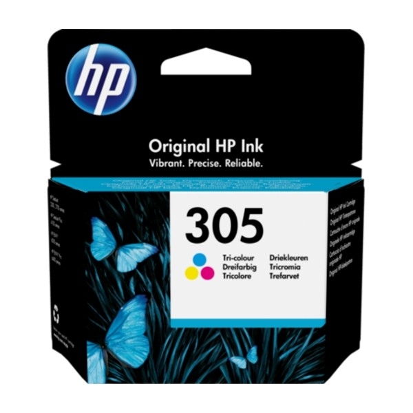 HP 305 blækpatron Tre farver 3ym60ae billede 1