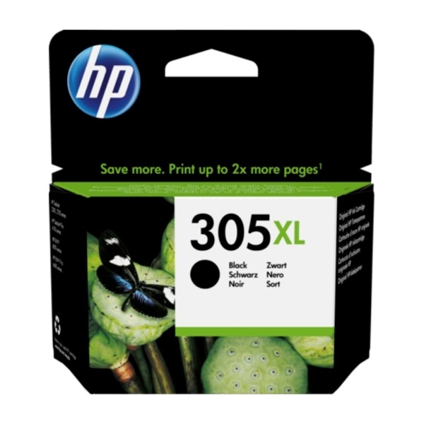 HP 305 XL blækpatron, sort 3ym62ae billede 1