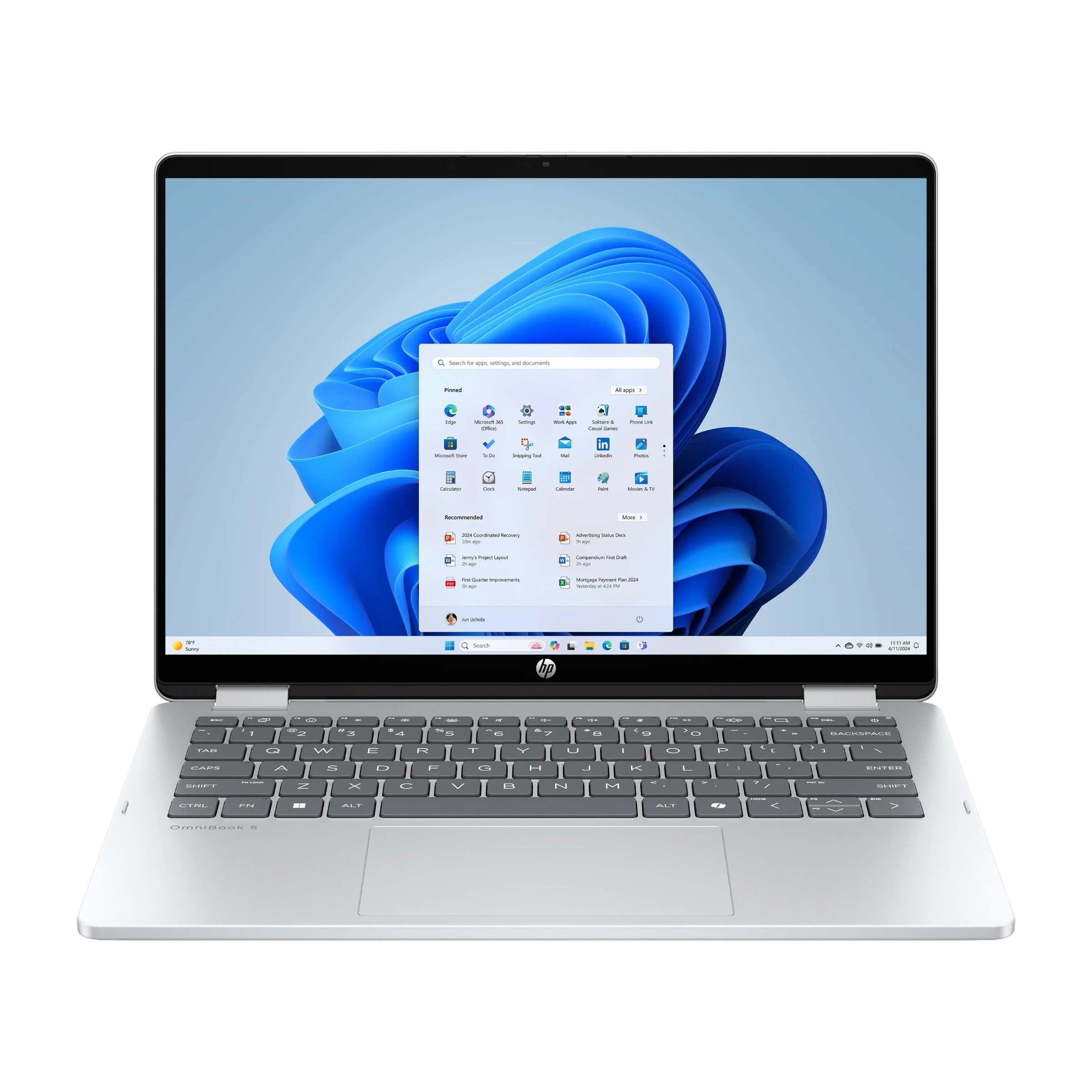 HP OmniBook 5 Flip 14-fp0060no 14" bærbar pc billede 2