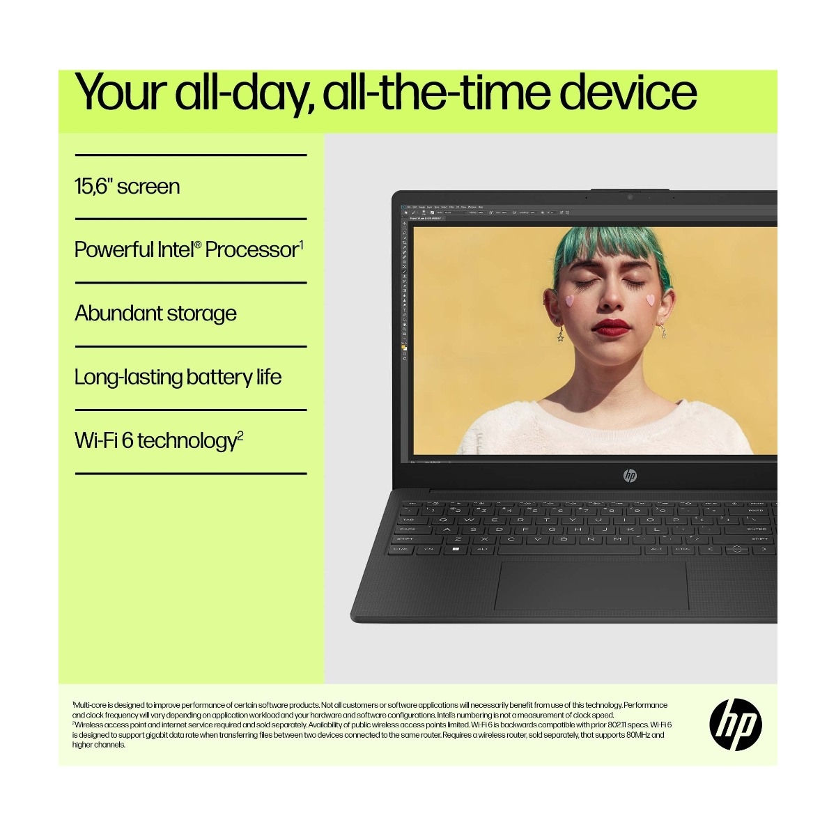 HP Laptop 15-fd0085no 15,6" bærbar pc billede 2