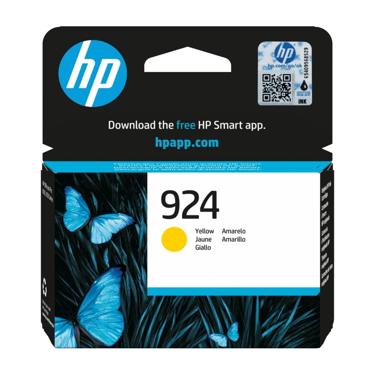 HP 924, gul blækpatron billede 1