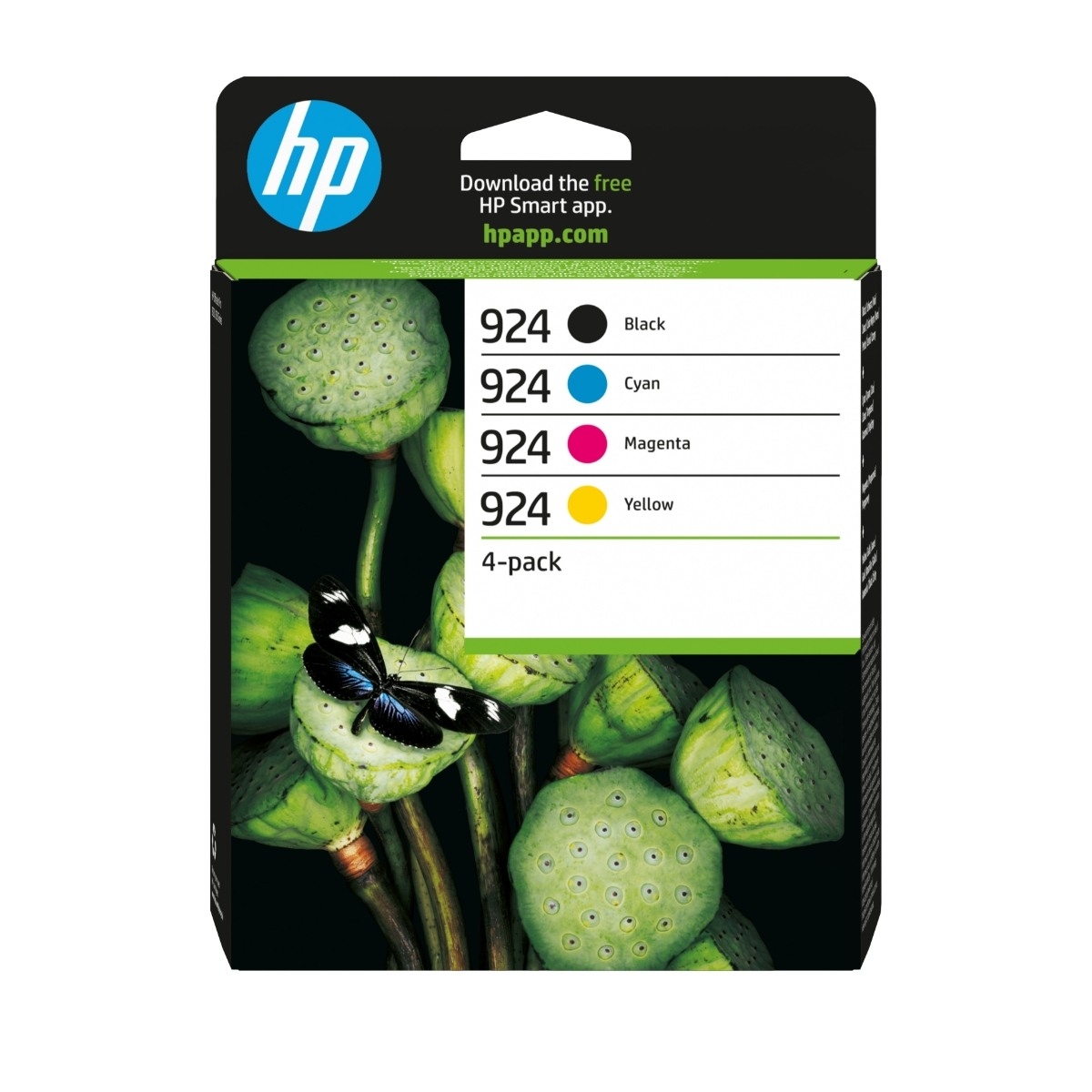 HP 924 CMYK blækpatron 4-pak billede 1