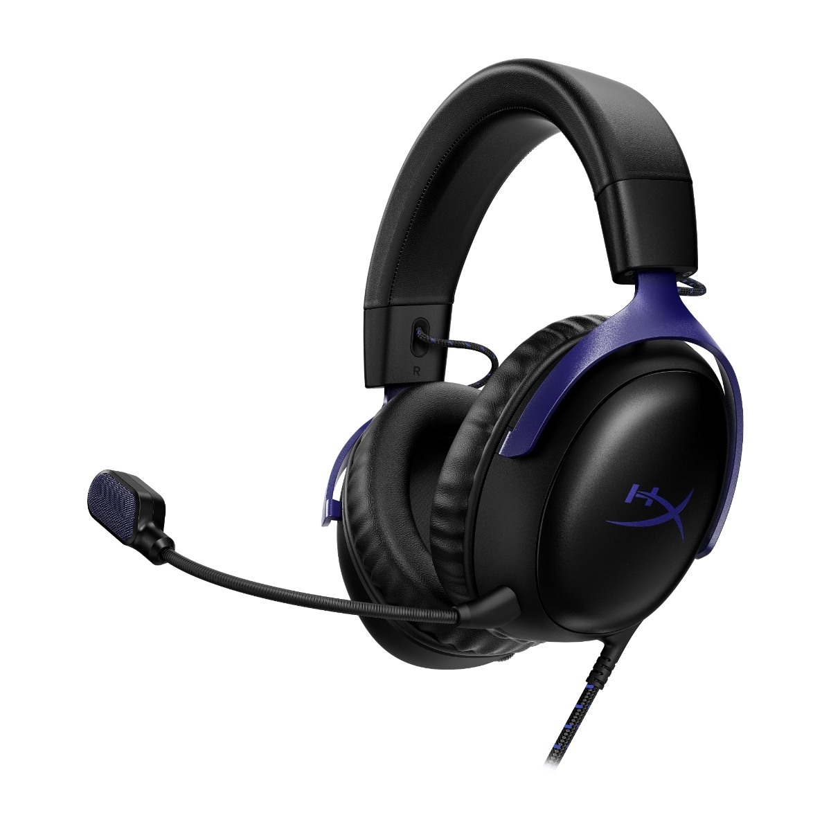 HyperX Cloud III gaming headset, sort/blå billede 1