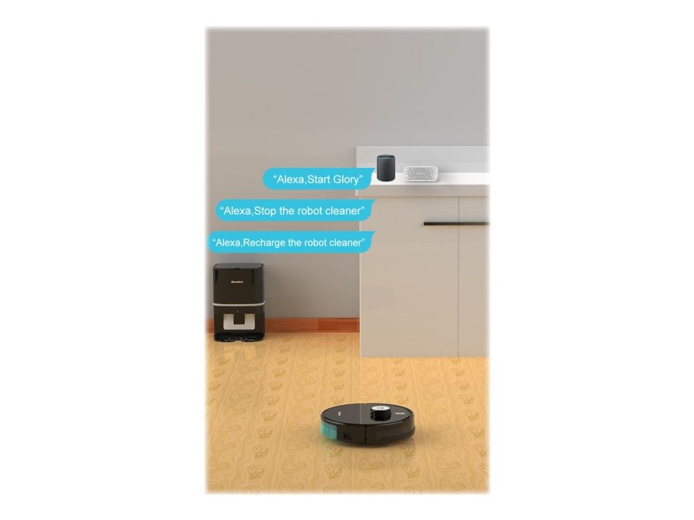 Mamibot EXVAC890 - Støvsuger - robotstyret - uden pose - stensort billede 4