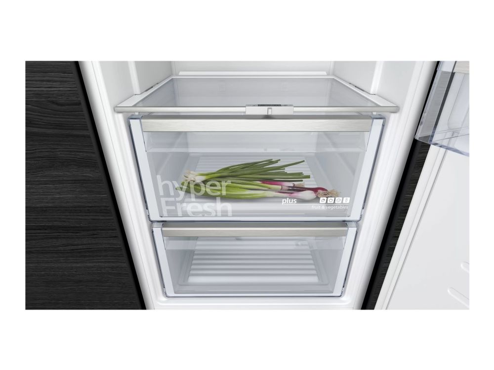 Siemens iQ500 KI81RAFE1 - Køleskab - til indbygning - niche - bredde: 56 cm - dybde: 55 cm - højde: 177.5 cm - 319 liter - Klasse E - Fladhængsel billede 4