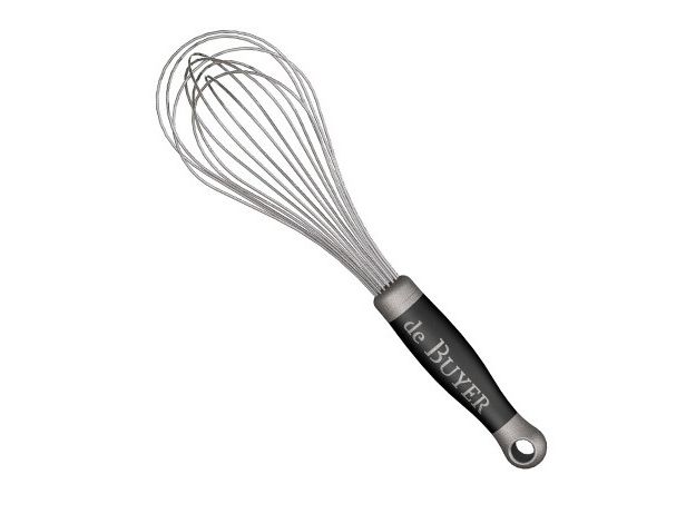 de Buyer 2610.25, Ballon piskeris, Sort, Rustfrit stål, Polypropylen (PP), Rustfrit stål, Polypropylen, Hængende hul, 265 mm billede 1