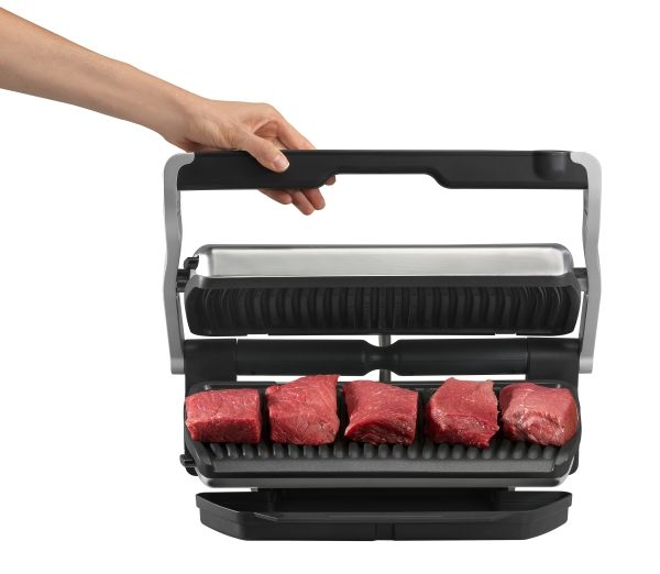 Tefal OptiGrill+ GC712D12 - grill - silver