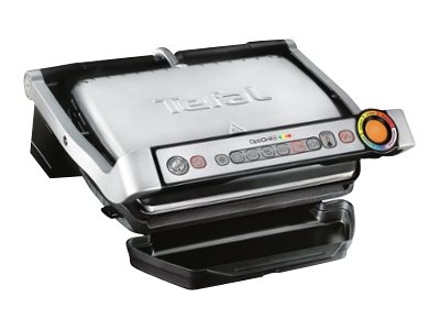Tefal GC712D34, 2000 W, Optigrill, Elektrisk Sort/sølv