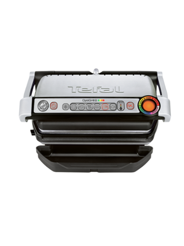 Tefal GC712D34, 2000 W, Optigrill, Elektrisk Sort/sølv