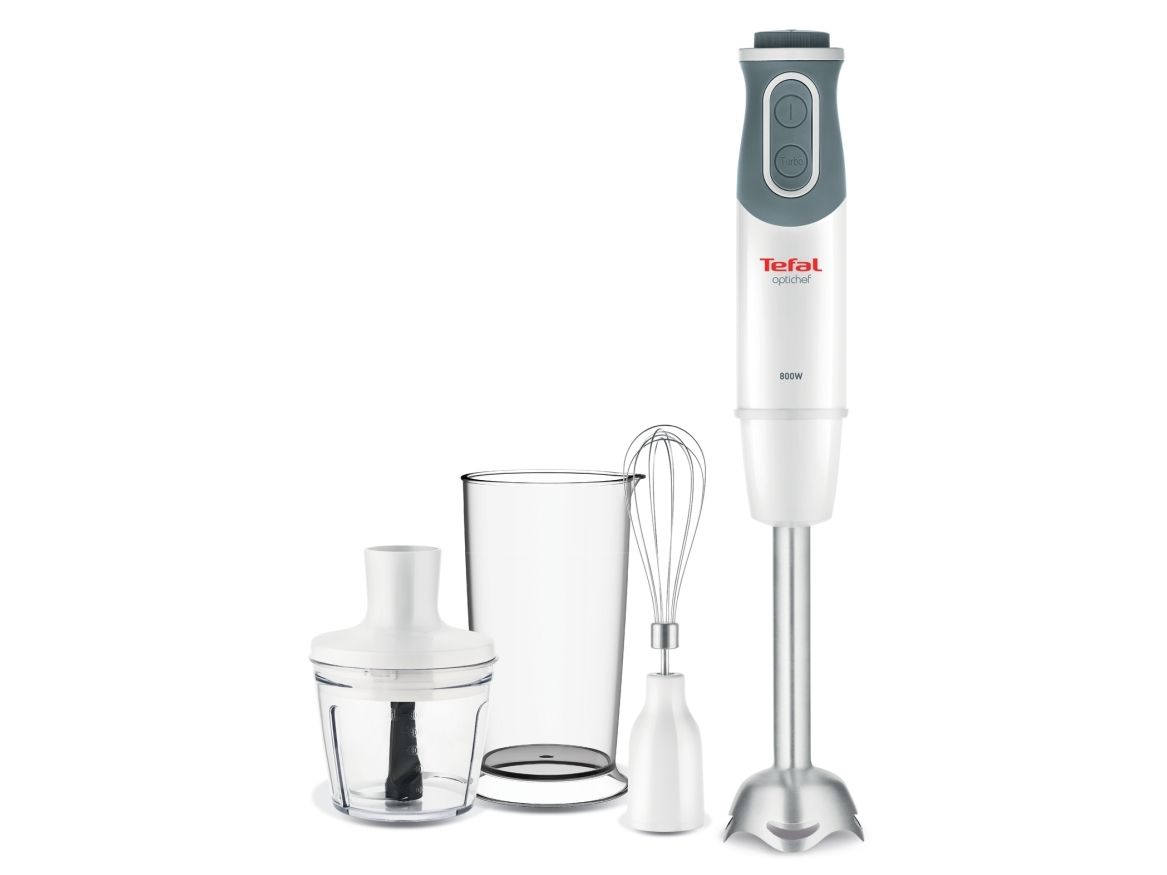 Tefal Optichef HB643138 - Stavblender - 800 W - hvid sne og kvartsit billede 2