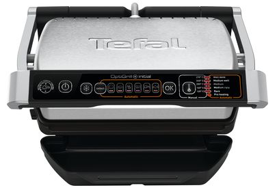 Tefal OptiGrill+ GC706D34 - Grill - elektrisk - 600 cm2 - rustfrit stål/sort