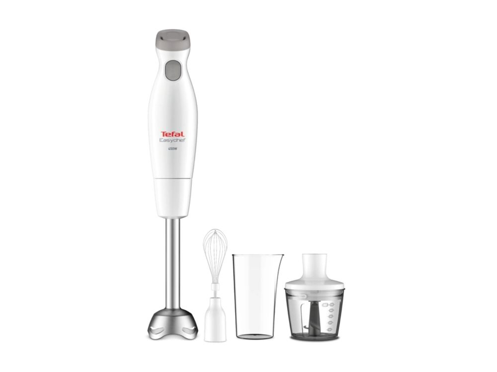 Tefal Easychef HB4531 - Stavblender - 450 W - hvid/rustfrit stål billede 1